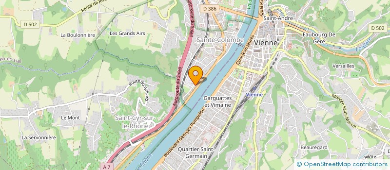 localisation de l'entreprise SCI OGIMMO  SAINT-MICHEL-SUR-RHONE