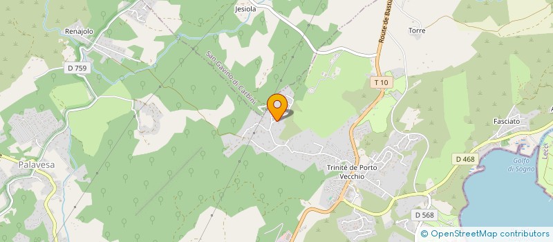 localisation de l'entreprise SCI OGLIASTROLO IMMOBILIER à PORTO-VECCHIO