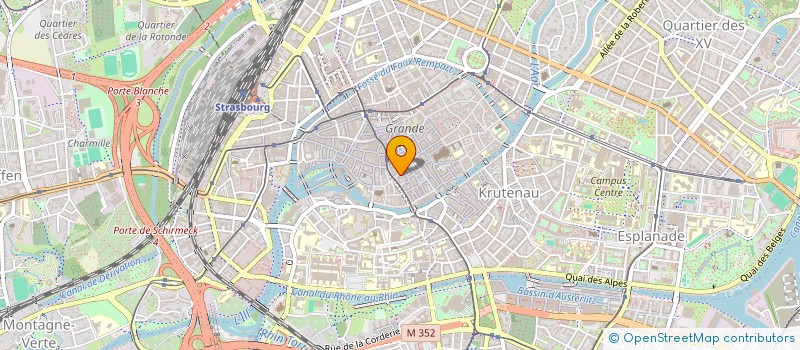 localisation de l'entreprise SCI OGM  STRASBOURG