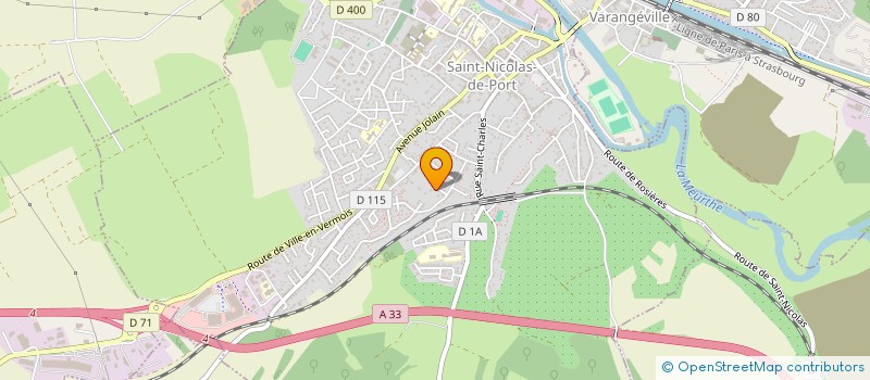 localisation de l'entreprise SCI OGNIEGA  SAINT-NICOLAS-DE-PORT