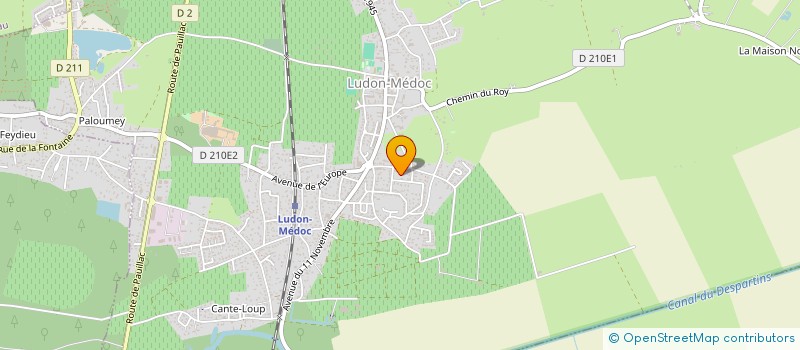 localisation de l'entreprise SCI OGOUE  LUDON-MEDOC