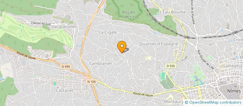 localisation de l'entreprise SCI OGUSTAL  NIMES