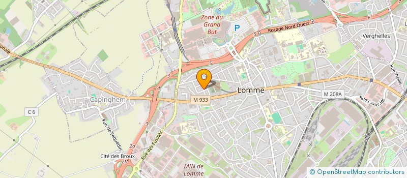 localisation de l'entreprise SCI OH à LILLE