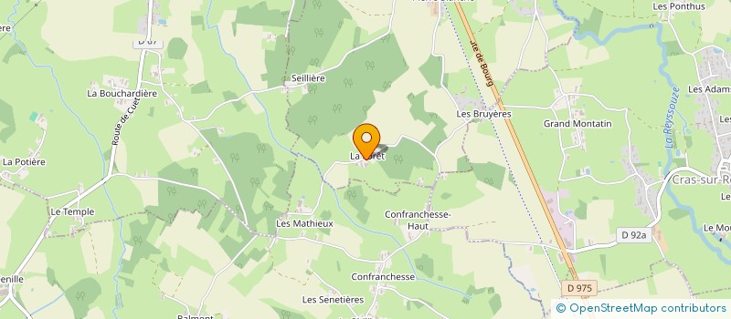 localisation de l'entreprise SCI OH BOUCHOUX à MALAFRETAZ