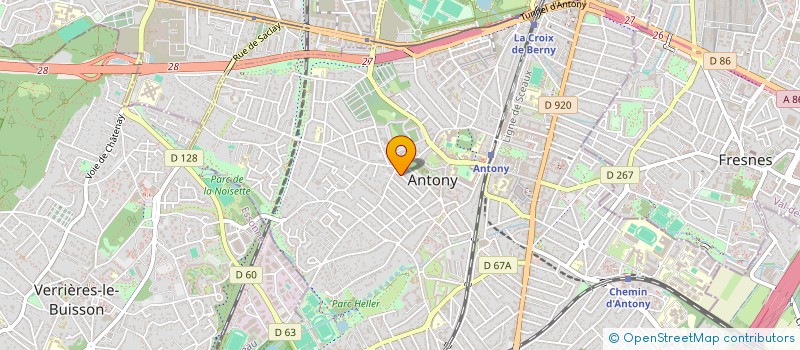 localisation de l'entreprise SCI OH LES RONDS à ANTONY