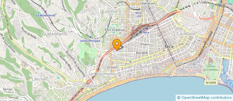 localisation de l'entreprise SCI OHANA à NICE