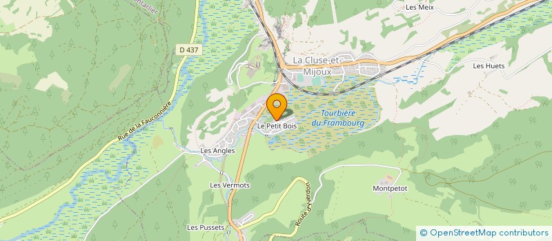 localisation de l'entreprise SCI OHANA  LA CLUSE-ET-MIJOUX