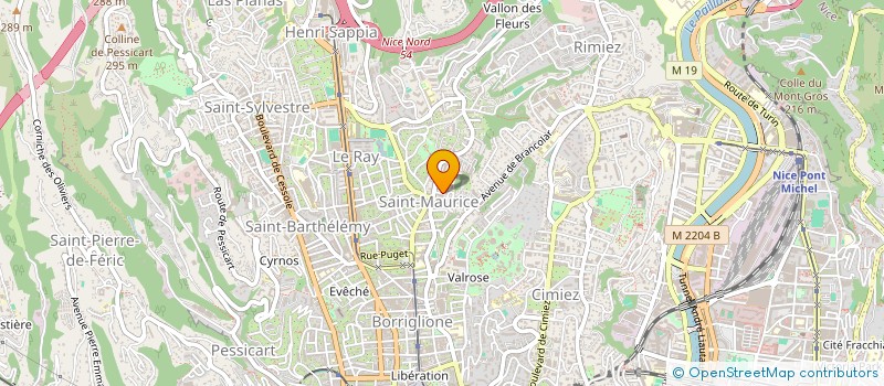 localisation de l'entreprise SCI OHANA  NICE