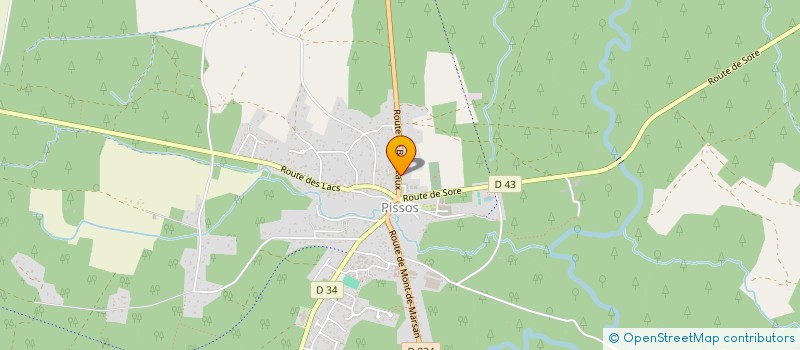 localisation de l'entreprise SCI OHANA  PISSOS