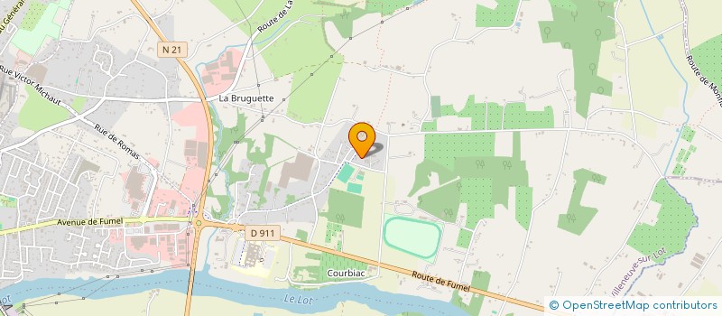 localisation de l'entreprise SCI OHANA  VILLENEUVE SUR LOT