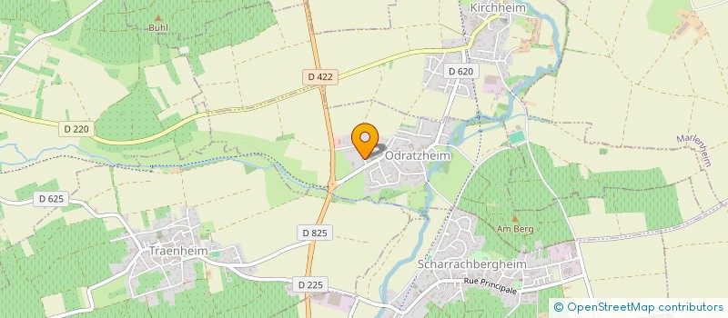 localisation de l'entreprise SCI OHANA  ODRATZHEIM