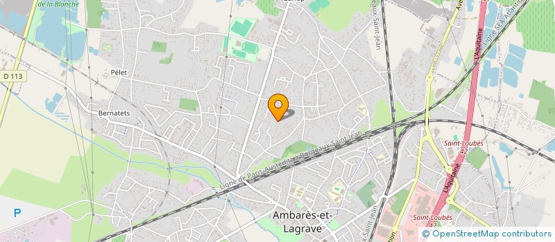 localisation de l'entreprise SCI OHANA  AMBARES-ET-LAGRAVE