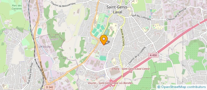 localisation de l'entreprise SCI OHANA  SAINT-GENIS-LAVAL