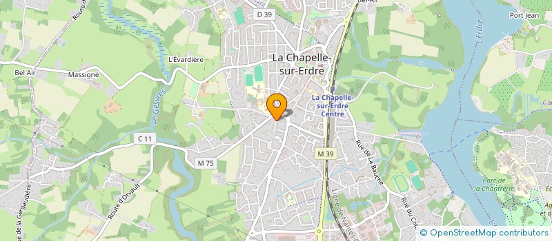 localisation de l'entreprise SCI OHANA  LA CHAPELLE-SUR-ERDRE