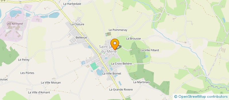 localisation de l'entreprise SCI OHASSYA à LE MENE