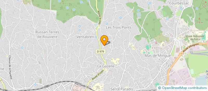 localisation de l'entreprise SCI OHIO  NIMES