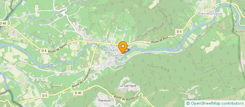 localisation de l'entreprise SCI OHL PFEIFFER  MOLLANS-SUR-OUVEZE