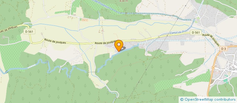 localisation de l'entreprise SCI OHLET  RIANS