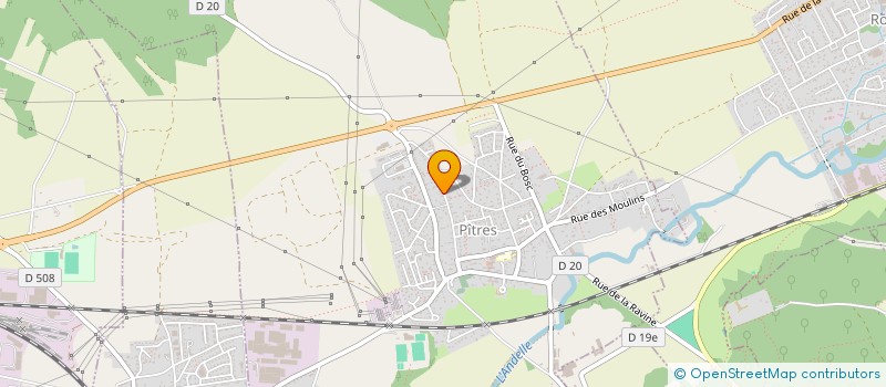 localisation de l'entreprise SCI OHM  PITRES