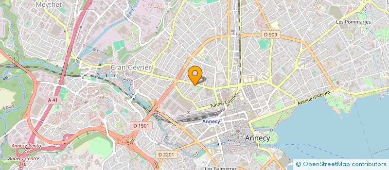localisation de l'entreprise SCI OHM à ANNECY