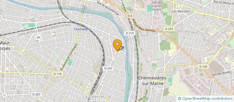 localisation de l'entreprise SCI OHTL à SAINT-MAUR-DES-FOSSES