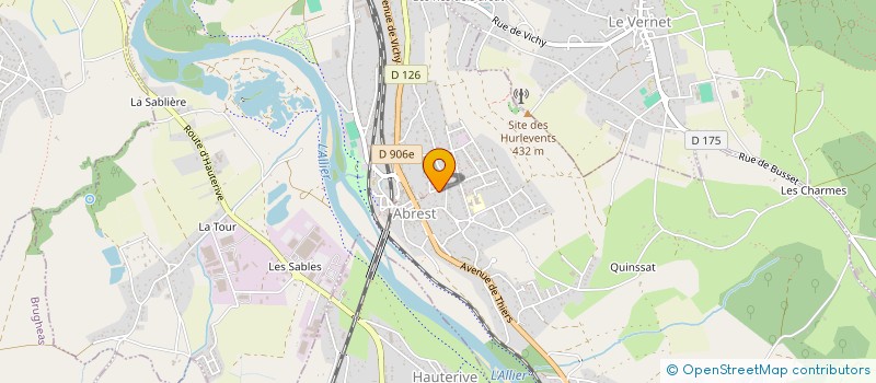 localisation de l'entreprise SCI OIA  ABREST