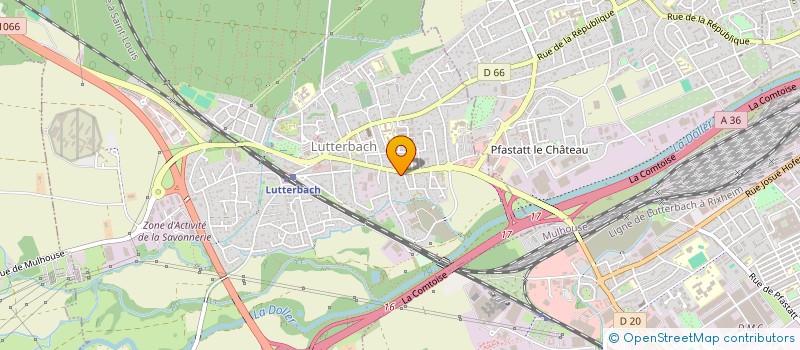 localisation de l'entreprise SCI OIDUALC  LUTTERBACH