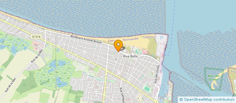 localisation de l'entreprise SCI OIG  OUISTREHAM