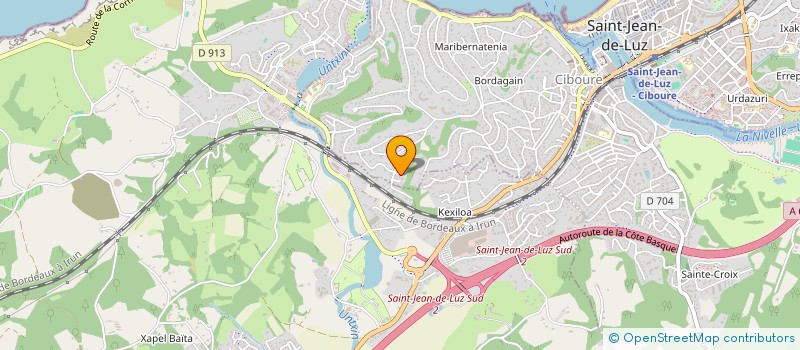 localisation de l'entreprise SCI OIHANA LANA  CIBOURE