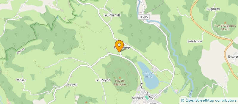 localisation de l'entreprise SCI OIKIDION à RIOM-ES-MONTAGNES