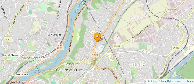 localisation de l'entreprise SCI OIKOS  CALUIRE-ET-CUIRE