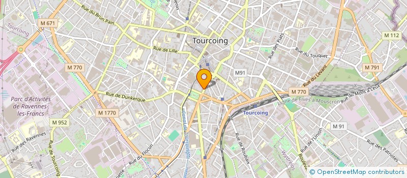 localisation de l'entreprise SCI OIKOS  TOURCOING