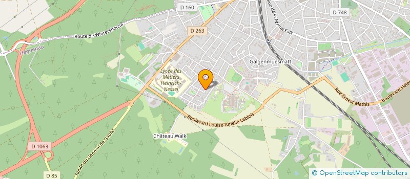 localisation de l'entreprise SCI OIKOS  HAGUENAU