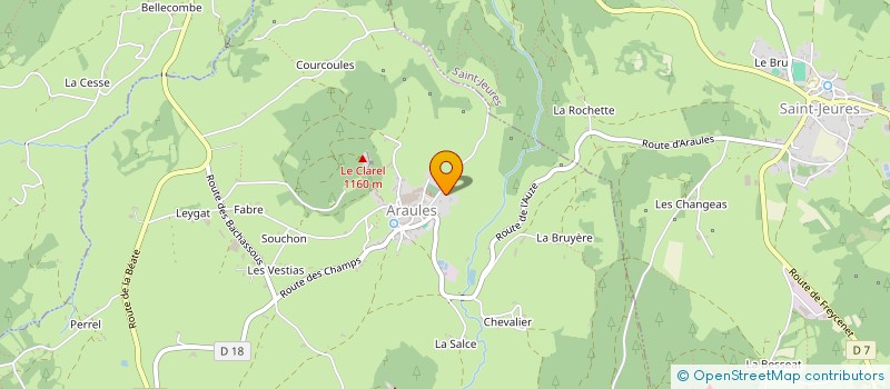 localisation de l'entreprise SCI OIKOS  ARAULES