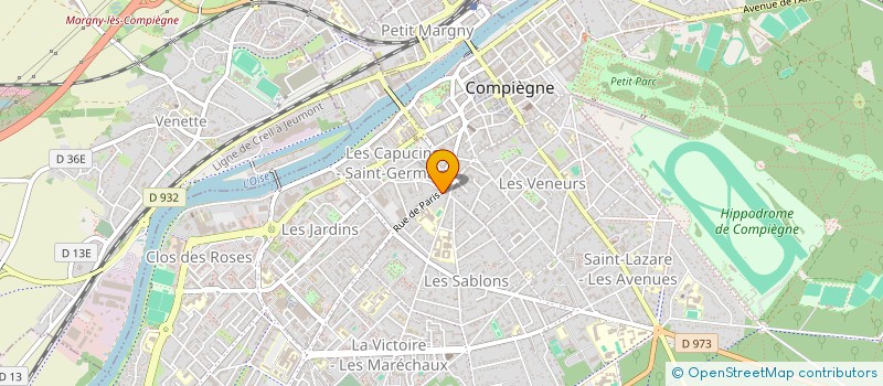 localisation de l'entreprise SCI OIKOS17  COMPIEGNE