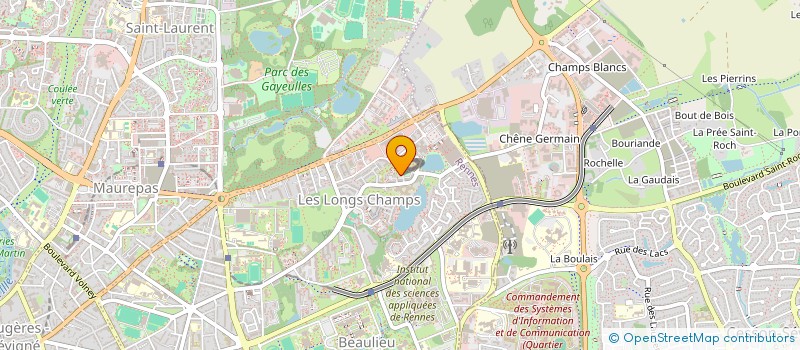 localisation de l'entreprise SCI OIKOSPB 18  RENNES