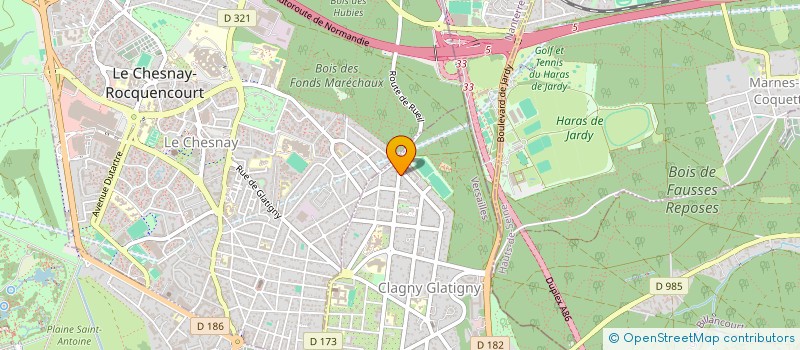 localisation de l'entreprise SCI OISANS LIBERTE à VERSAILLES