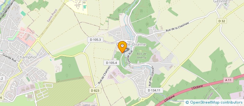 localisation de l'entreprise SCI OISEME GOULET à GASVILLE-OISEME