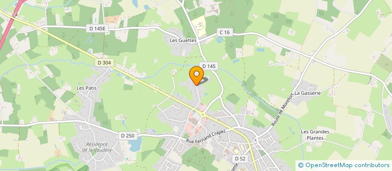 localisation de l'entreprise SCI OISIBEL  PARIGNE-L'EVEQUE