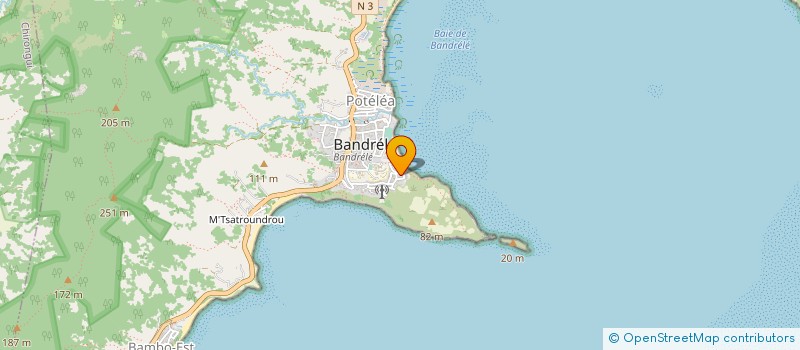 localisation de l'entreprise SCI OIZIRI IMMOBILIER à BANDRELE
