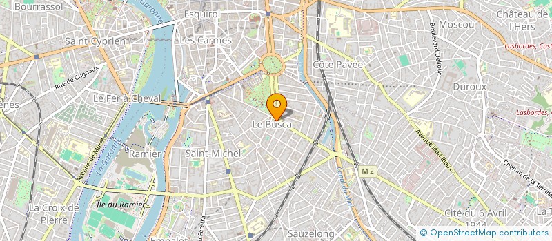 localisation de l'entreprise SCI OJ2 à TOULOUSE