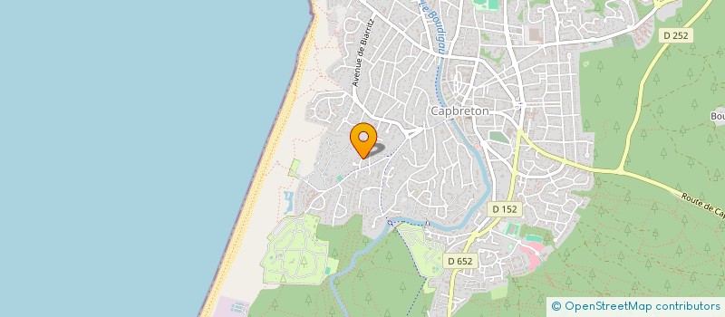 localisation de l'entreprise SCI OJALA à CAPBRETON