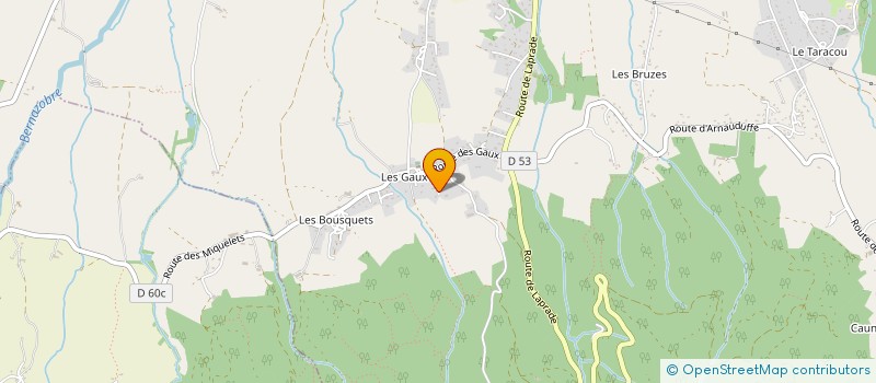 localisation de l'entreprise SCI OJC  VIVIERS-LES-MONTAGNES