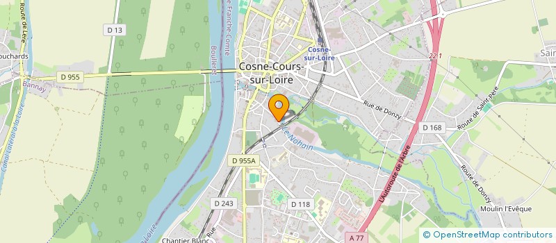 localisation de l'entreprise SCI OJC ALEXANDRE à COSNE-COURS-SUR-LOIRE