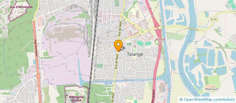 localisation de l'entreprise SCI OJH à TALANGE
