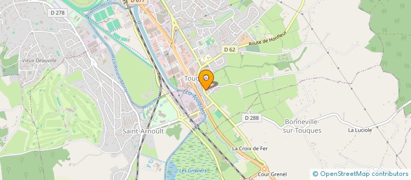 localisation de l'entreprise SCI OJM  TOUQUES