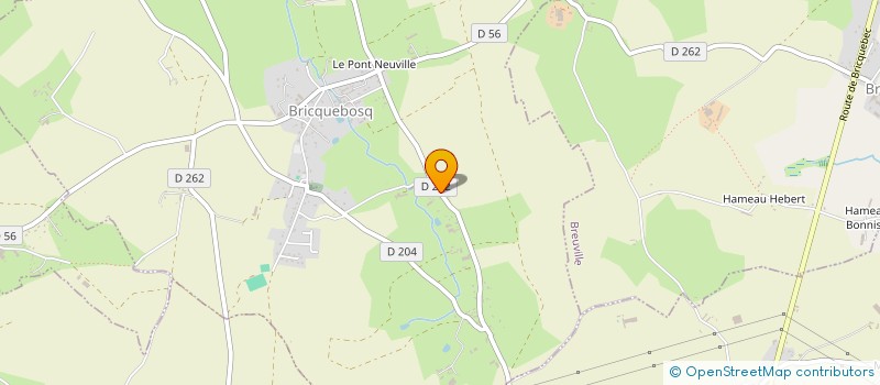 localisation de l'entreprise SCI OJMTH  BRICQUEBOSQ