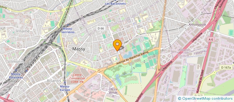 localisation de l'entreprise SCI OJULIE à MASSY