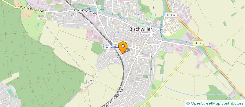 localisation de l'entreprise SCI OK  BISCHWILLER