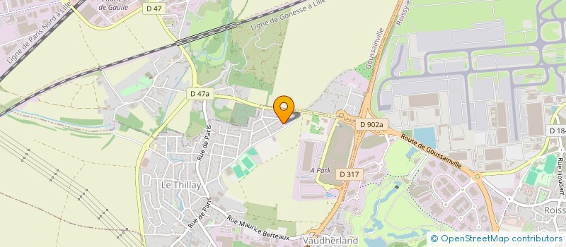 localisation de l'entreprise SCI OK  LE THILLAY